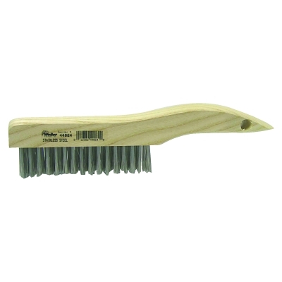 SH-46-SS HAND WIRE SCRATCH BRUSH .012SS SHOE